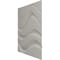 Ekena Millwork 19 5/8in. W x 19 5/8in. H Wave EnduraWall Decorative 3D Wall Panel Covers 2.67 Sq. Ft. WP20X20WVCAC - alternate 6